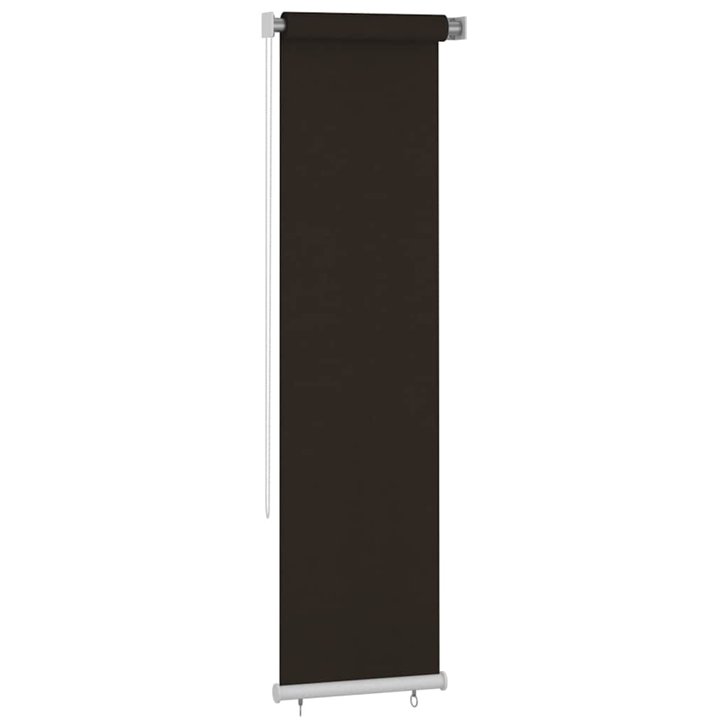 Rolgordijn voor buiten 65(B)x230(H) cm HDPE bruin is nu te koop bij PeponiXL, paradijselijk wonen!