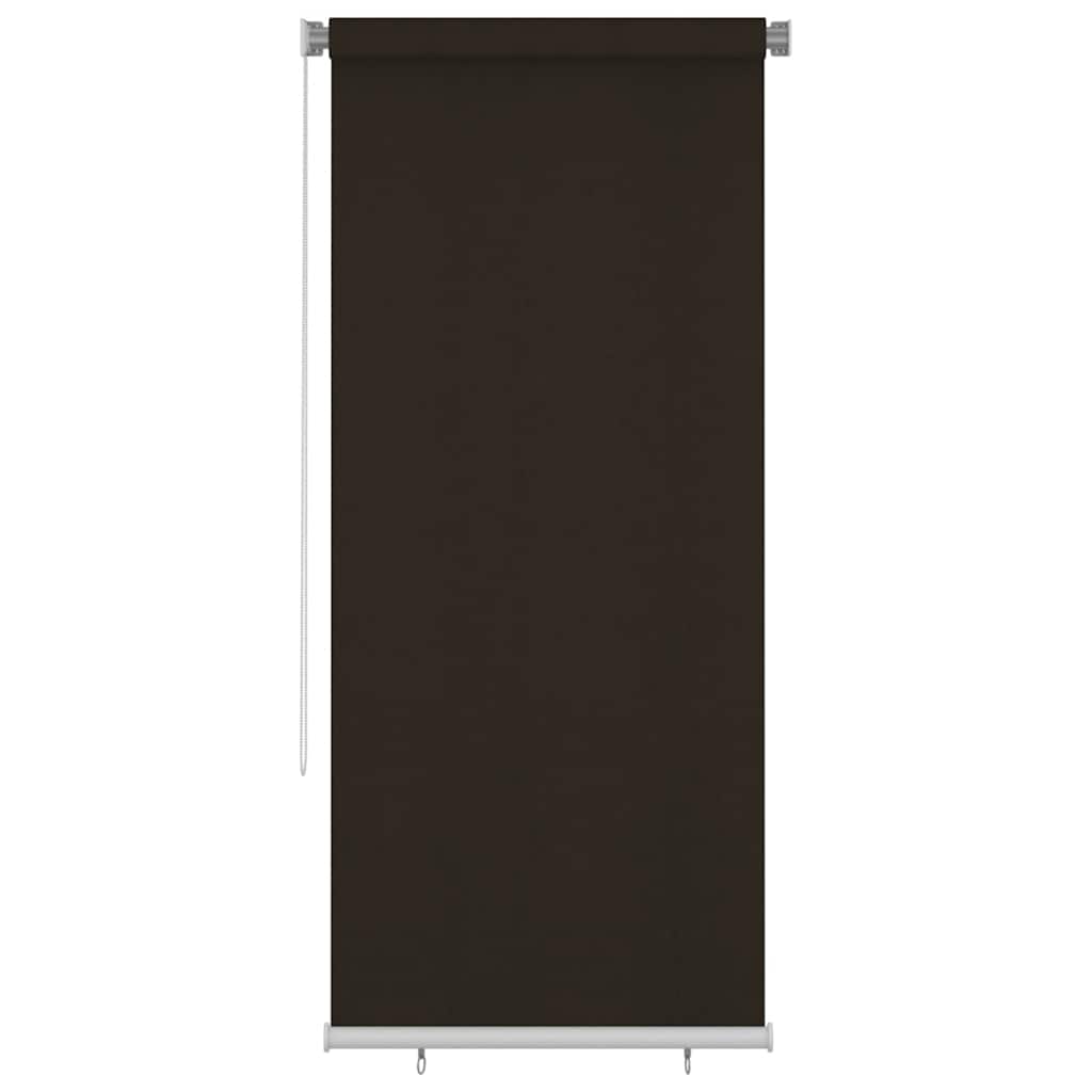 Rolgordijn voor buiten 105(B)x230(H) cm HDPE bruin is nu te koop bij PeponiXL, paradijselijk wonen!