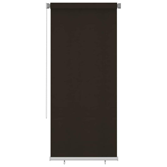 Rolgordijn voor buiten 105(B)x230(H) cm HDPE bruin is nu te koop bij PeponiXL, paradijselijk wonen!