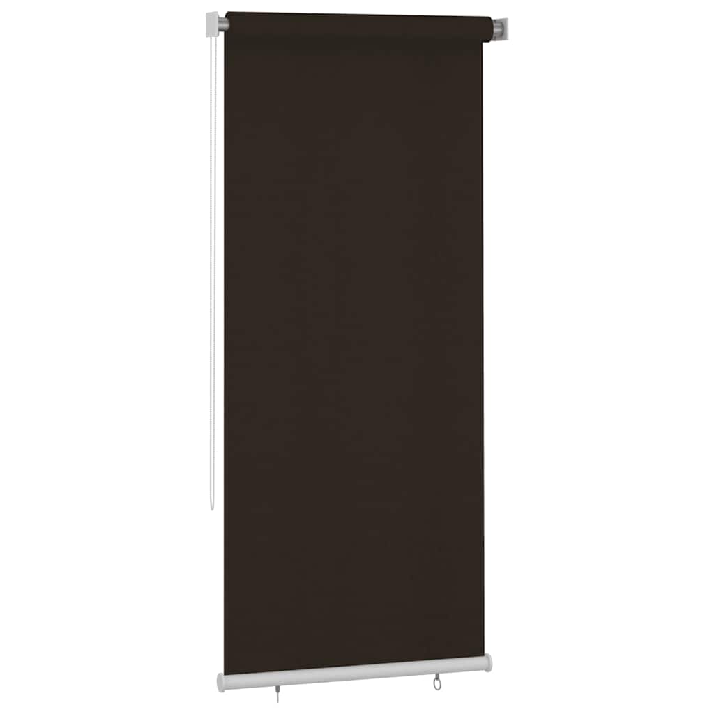 Rolgordijn voor buiten 105(B)x230(H) cm HDPE bruin is nu te koop bij PeponiXL, paradijselijk wonen!