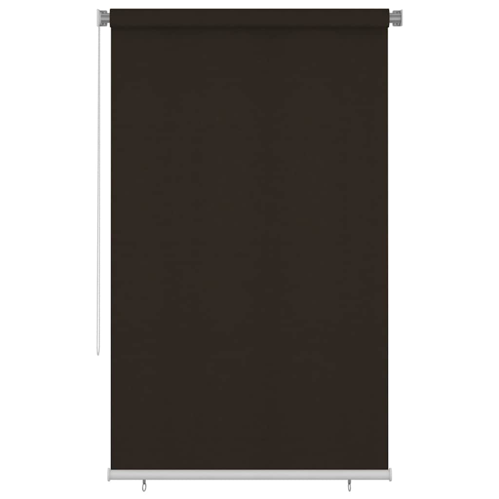 Rolgordijn voor buiten 145(B)x230(H) cm HDPE bruin is nu te koop bij PeponiXL, paradijselijk wonen!