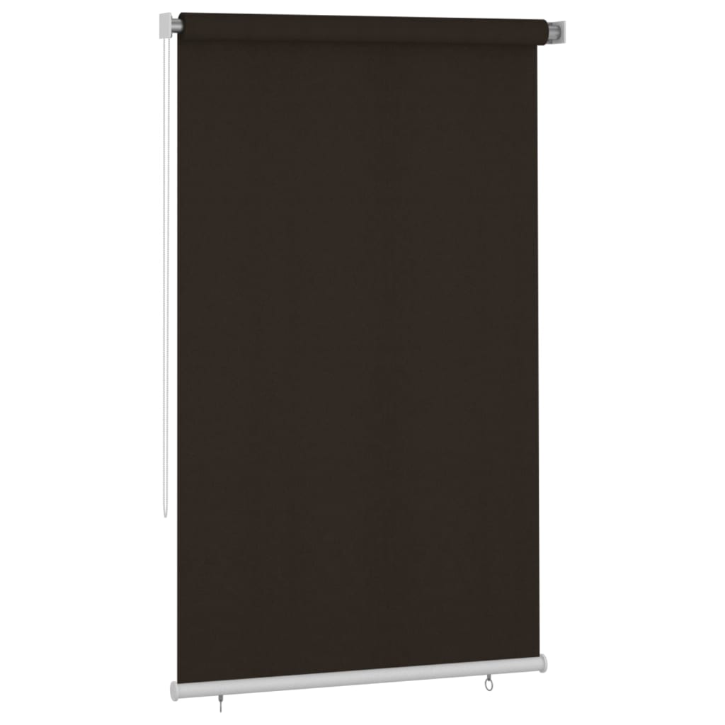 Rolgordijn voor buiten 145(B)x230(H) cm HDPE bruin is nu te koop bij PeponiXL, paradijselijk wonen!