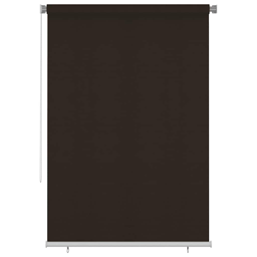 Rolgordijn voor buiten 165(B)x230(H) cm HDPE bruin is nu te koop bij PeponiXL, paradijselijk wonen!