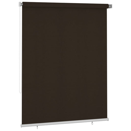 Rolgordijn voor buiten 185(B)x230(H) cm bruin is nu te koop bij PeponiXL, paradijselijk wonen!
