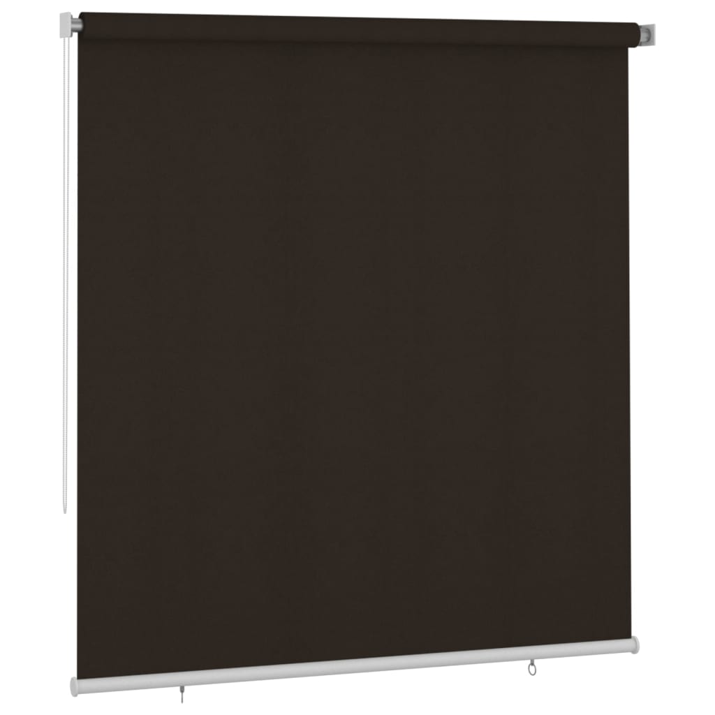 Rolgordijn voor buiten 225(B)x230(H) cm HDPE bruin is nu te koop bij PeponiXL, paradijselijk wonen!