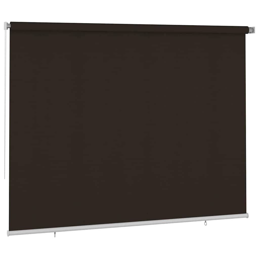 Rolgordijn voor buiten 305(B)x230(H) cm HDPE bruin is nu te koop bij PeponiXL, paradijselijk wonen!