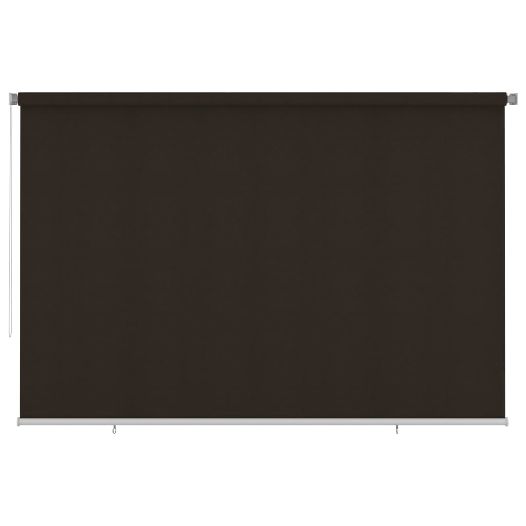 Rolgordijn voor buiten 355(B)x230(H) cm HDPE bruin is nu te koop bij PeponiXL, paradijselijk wonen!
