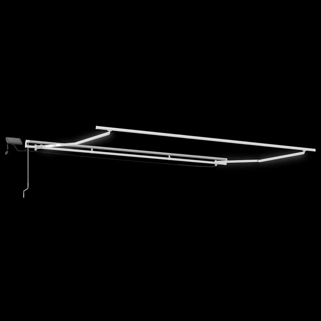 Zijde Frame met LED-striplichten Wit 400 × 300 cm Aluminium is nu te koop bij PeponiXL, paradijselijk wonen!
