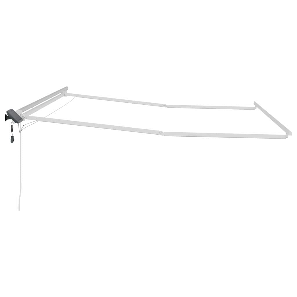 Zijde Frame met LED-striplichten Wit 400 × 300 cm Aluminium is nu te koop bij PeponiXL, paradijselijk wonen!