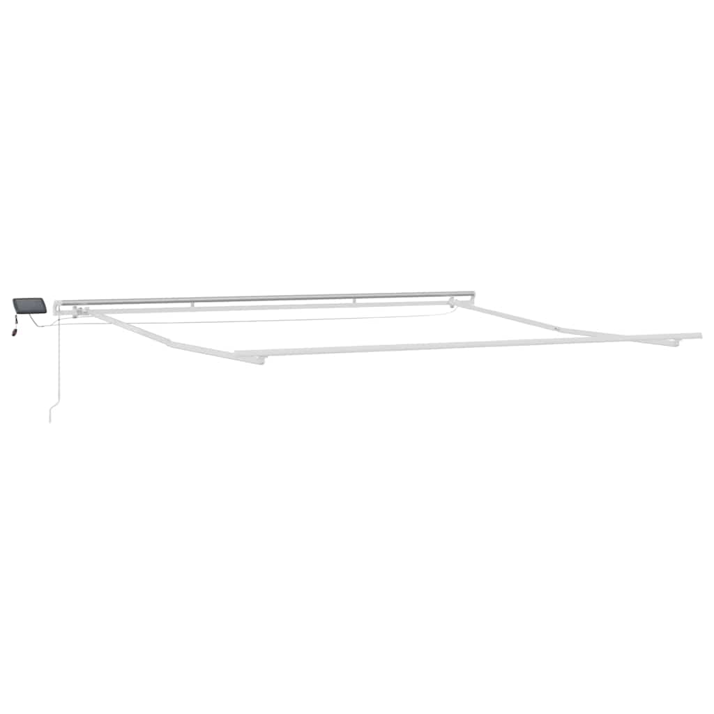 Zijde Frame met LED-striplichten Wit 500 × 350 cm Aluminium is nu te koop bij PeponiXL, paradijselijk wonen!