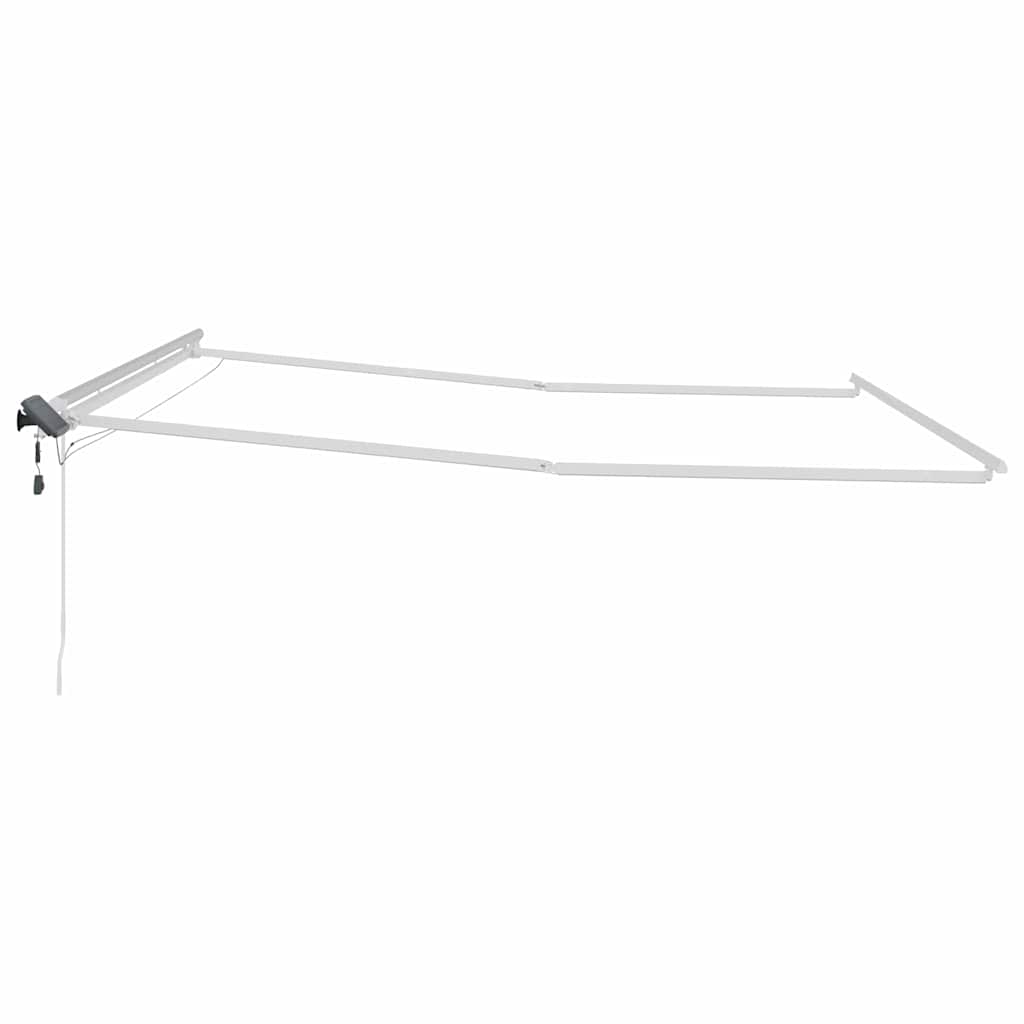 Zijde Frame met LED-striplichten Wit 500 × 350 cm Aluminium is nu te koop bij PeponiXL, paradijselijk wonen!