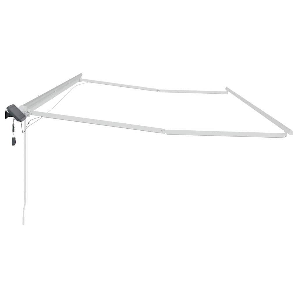 Zijde Frame met LED-striplichten Wit 600 × 350 cm Aluminium is nu te koop bij PeponiXL, paradijselijk wonen!