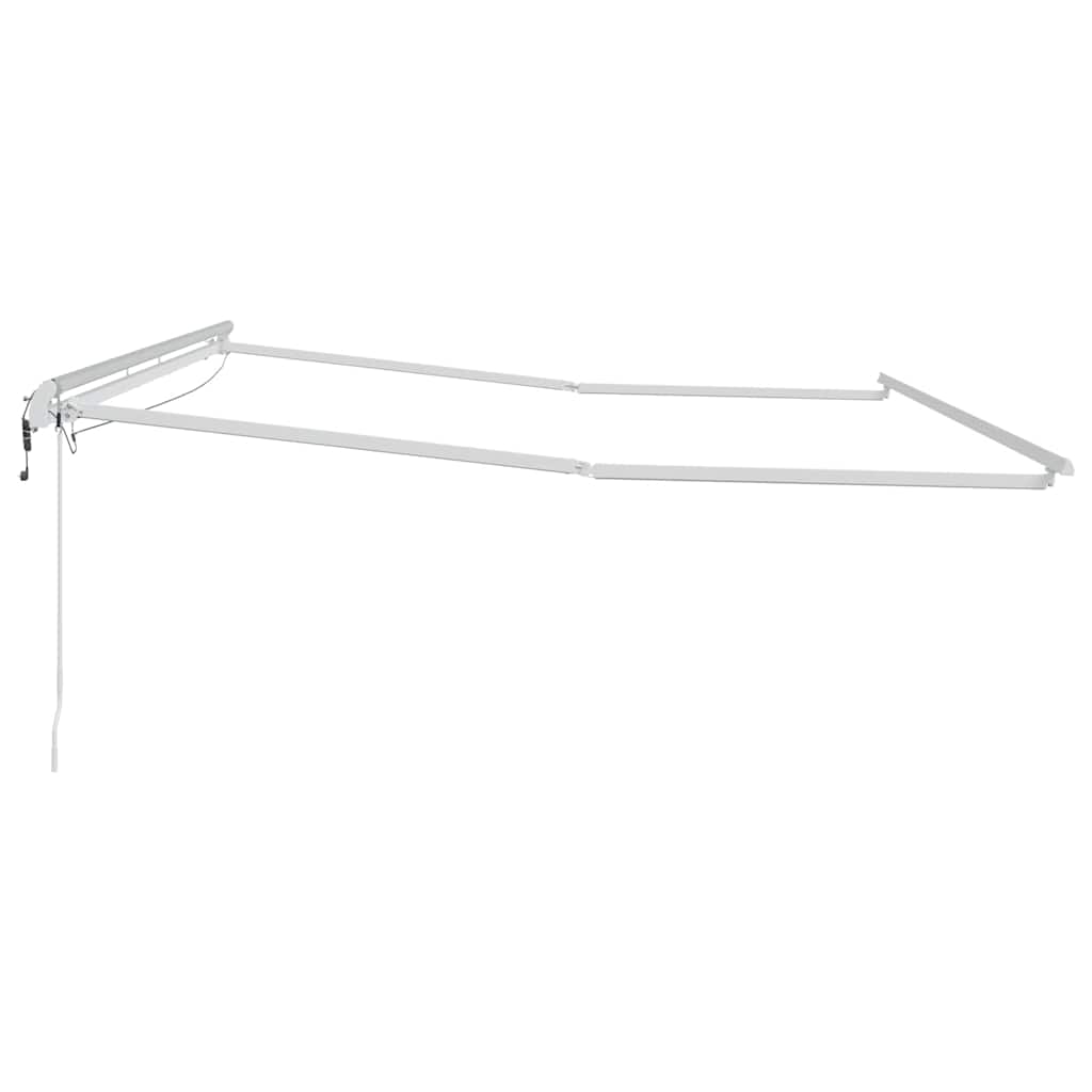 Zijde Frame met LED-striplichten Wit 500 × 300 cm Aluminium is nu te koop bij PeponiXL, paradijselijk wonen!