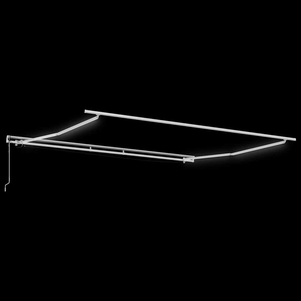 Zijde Frame met LED-striplichten Wit 450 × 350 cm Aluminium is nu te koop bij PeponiXL, paradijselijk wonen!