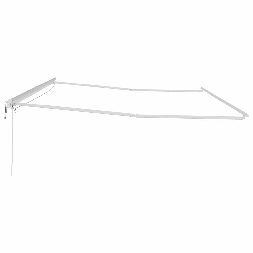 Zijde Frame met LED-striplichten Wit 600 × 350 cm Aluminium is nu te koop bij PeponiXL, paradijselijk wonen!