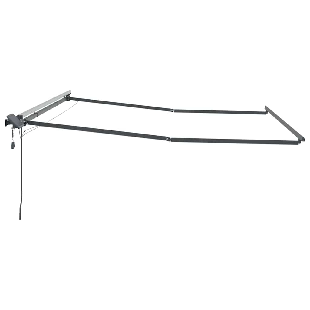 Zijde Frame Antraciet 500 × 300 cm Aluminium