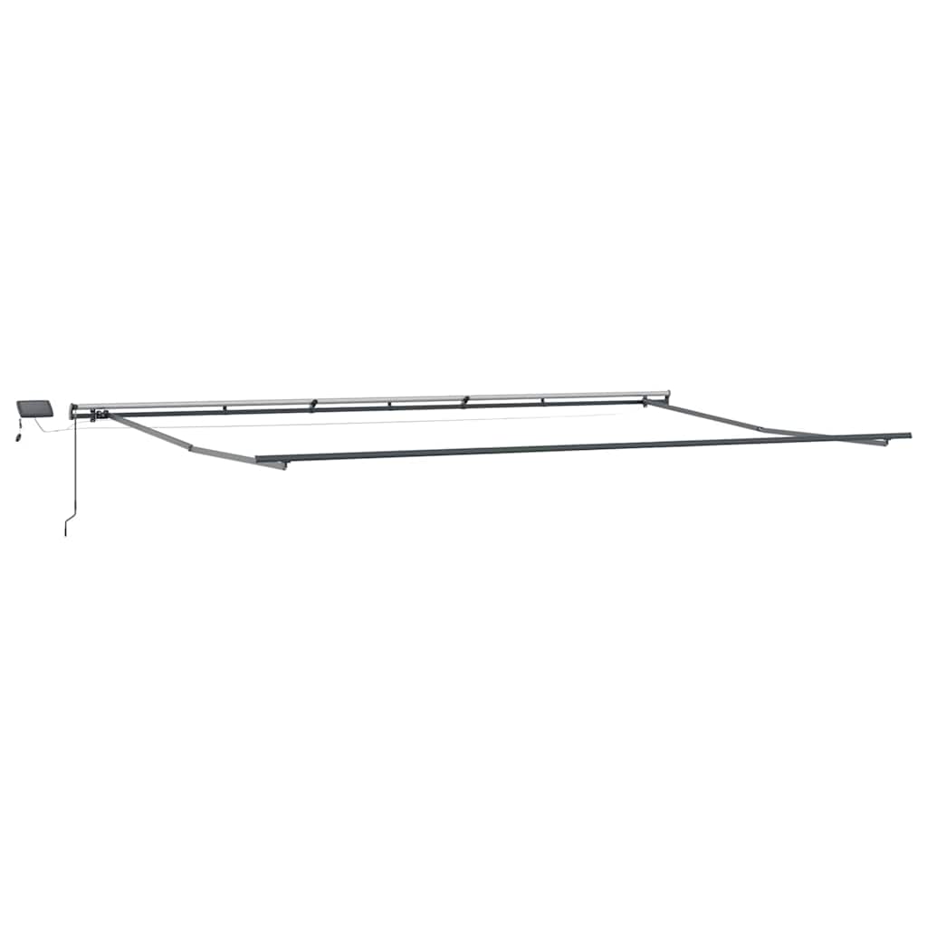 Zijde Frame Antraciet 600 × 300 cm Aluminium