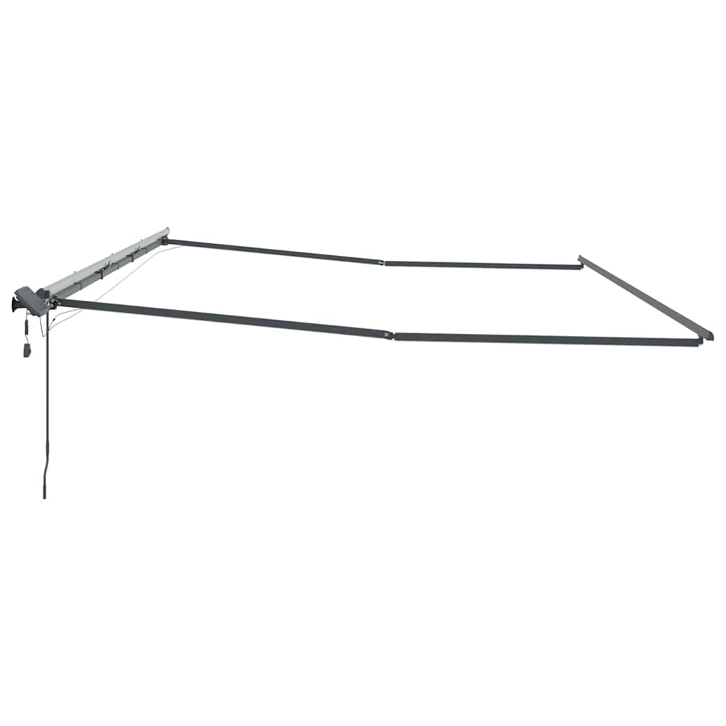 Zijde Frame Antraciet 600 × 300 cm Aluminium
