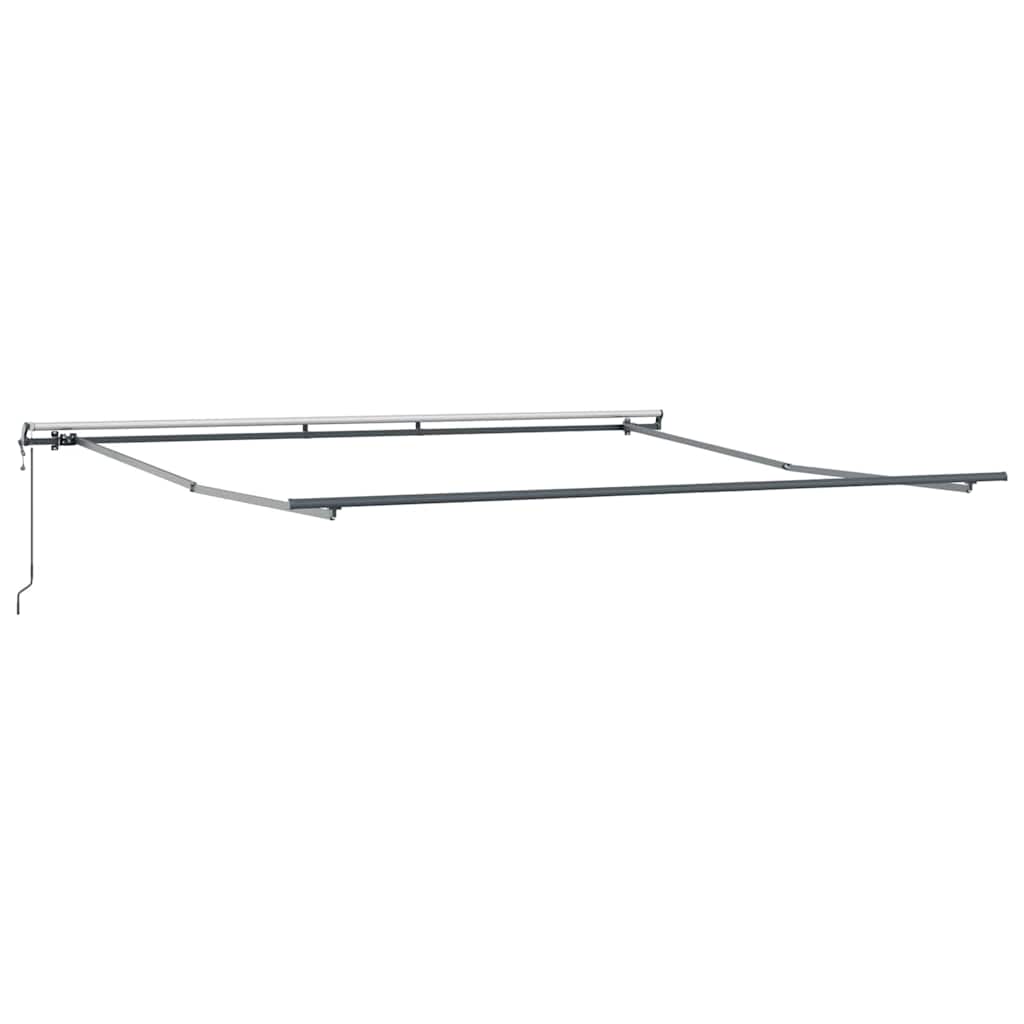 Zijde Frame Antraciet 450 × 350 cm Aluminium