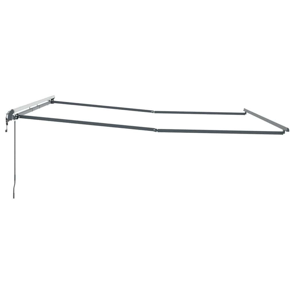 Zijde Frame Antraciet 500 × 350 cm Aluminium