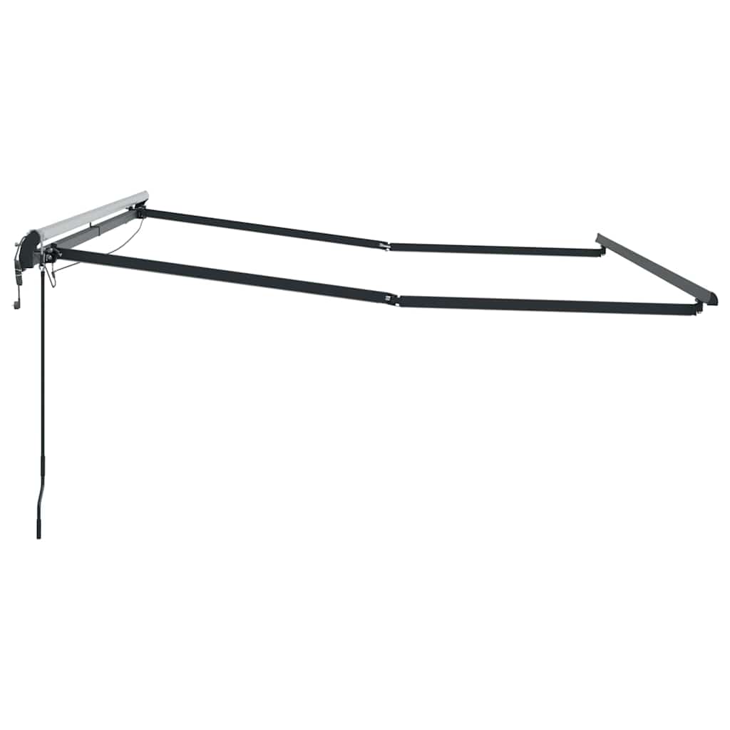 Zijde Frame Antraciet 350 x 250 cm Aluminium