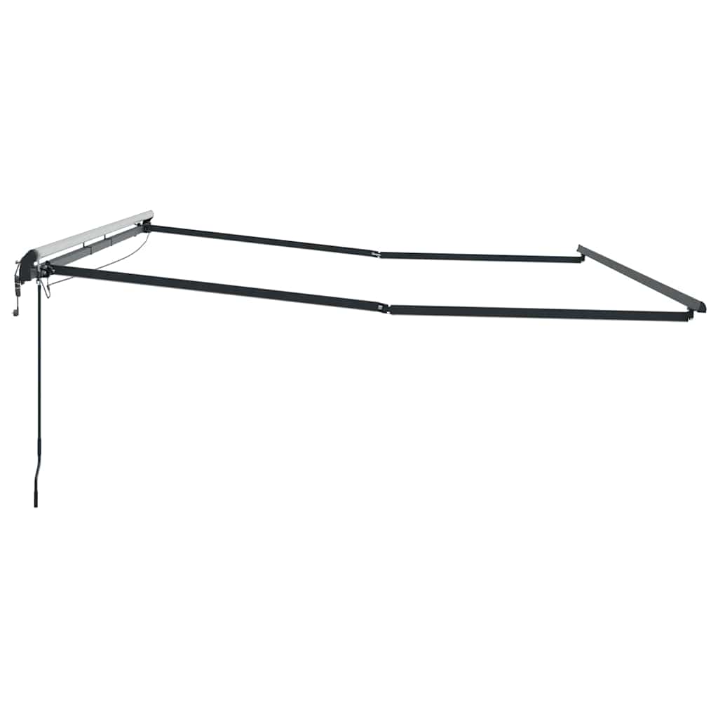 Zijde Frame Antraciet 400 × 300 cm Aluminium