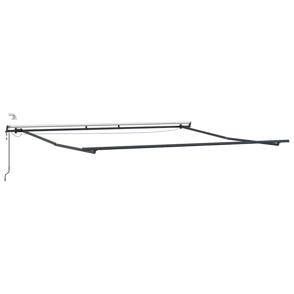 Zijde Frame Antraciet 450 × 350 cm Aluminium
