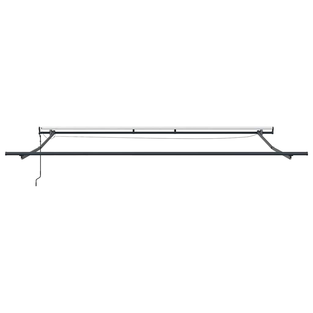 Zijde Frame Antraciet 450 × 350 cm Aluminium