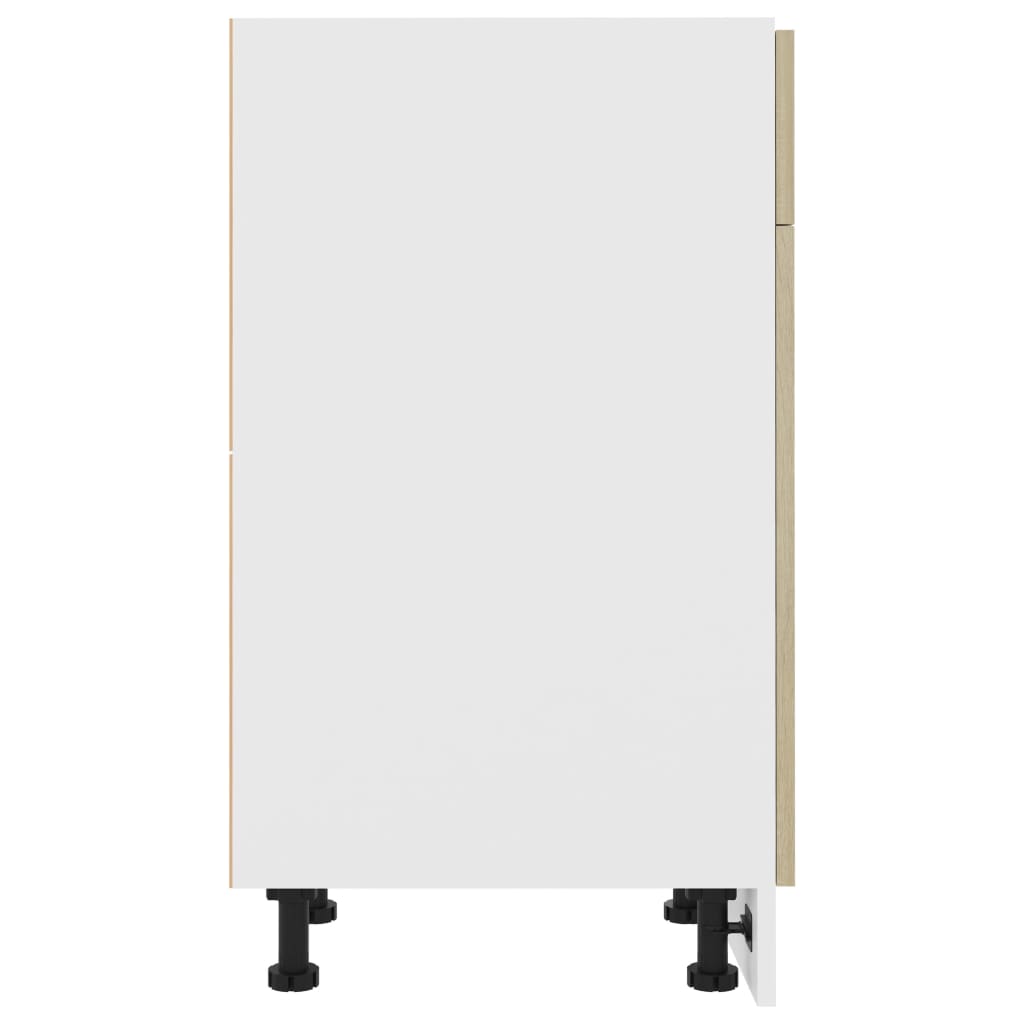 Onderkast met lade Lyon 30x46x81,5 cm bewerkt hout sonoma eiken is nu te koop bij PeponiXL, paradijselijk wonen!