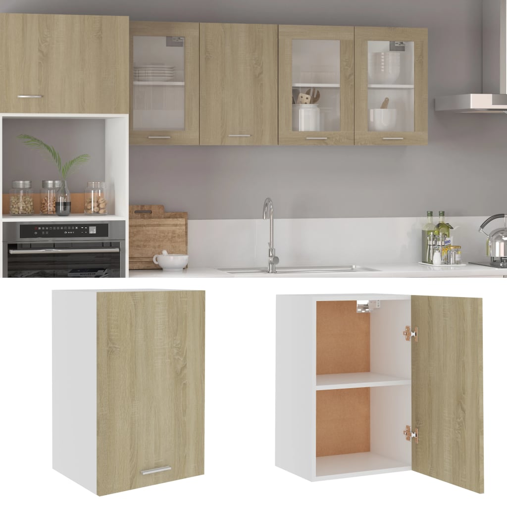Bovenkast Lyon 39,5x31x60 cm bewerkt hout sonoma eikenkleurig is nu te koop bij PeponiXL, paradijselijk wonen!