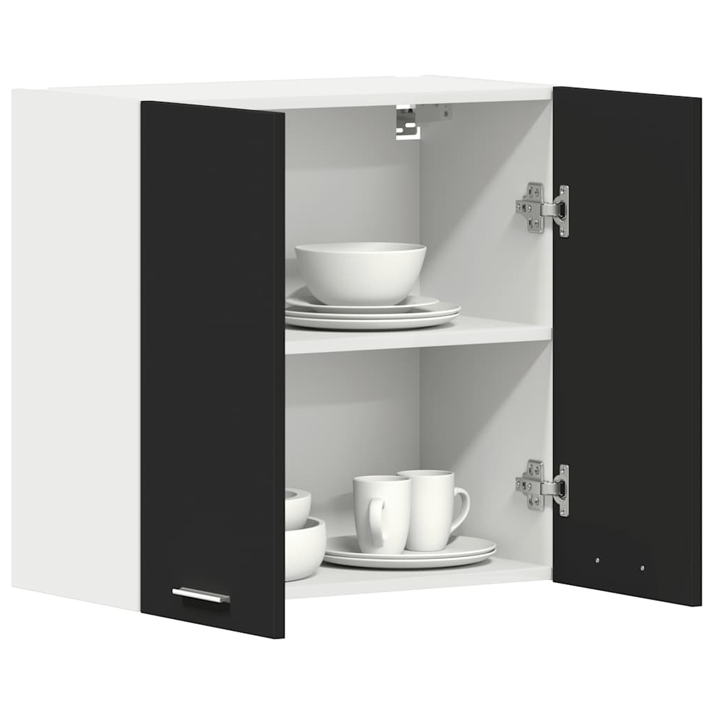 Wandkast 60x31x60 cm bewerkt hout betongrijs Wandkast 60x31x60 cm bewerkt hout betongrijs