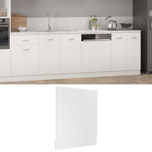 Vaatwasserpaneel Lyon 59,5x3x67 cm bewerkt hout wit is nu te koop bij PeponiXL, paradijselijk wonen!