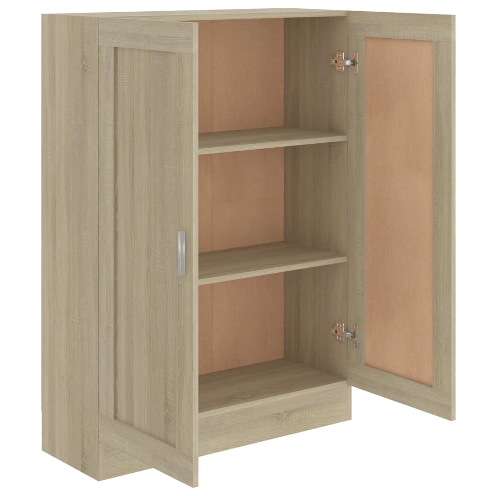 Boekenkast 82,5x30,5x115 cm spaanplaat sonoma eikenkleurig is nu te koop bij PeponiXL, paradijselijk wonen!