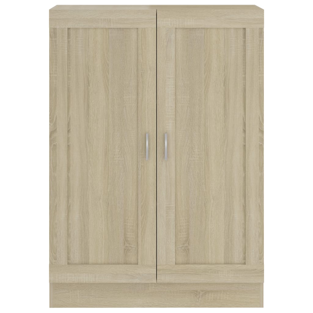 Boekenkast 82,5x30,5x115 cm spaanplaat sonoma eikenkleurig is nu te koop bij PeponiXL, paradijselijk wonen!