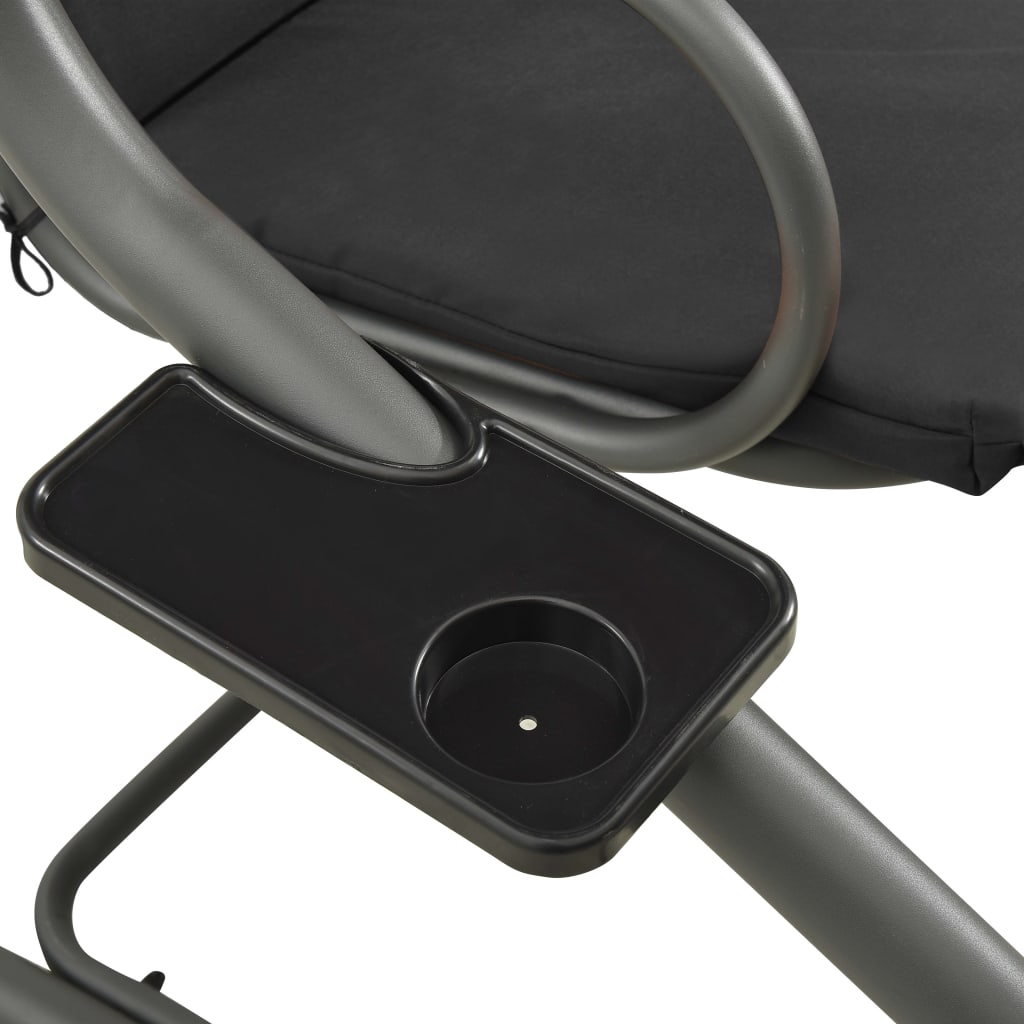 Schommelbank voor buiten met luifel antracietkleurig is nu te koop bij PeponiXL, paradijselijk wonen!