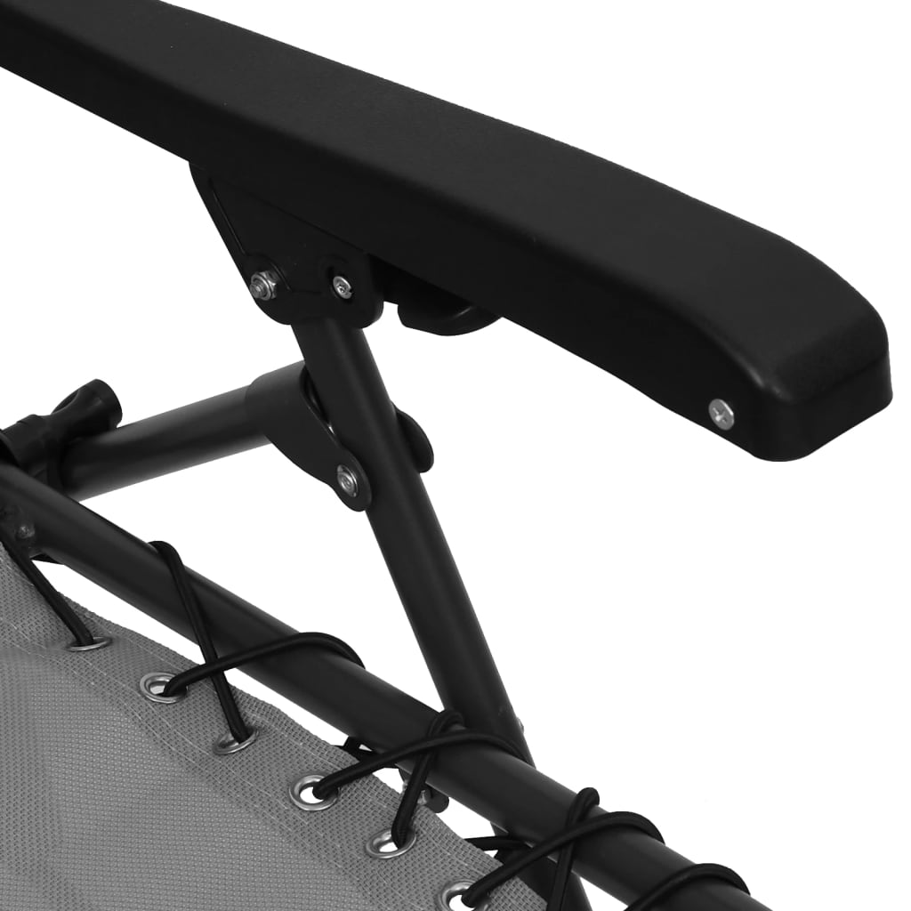 Terrasstoel inklapbaar textileen grijs is nu te koop bij PeponiXL, paradijselijk wonen!