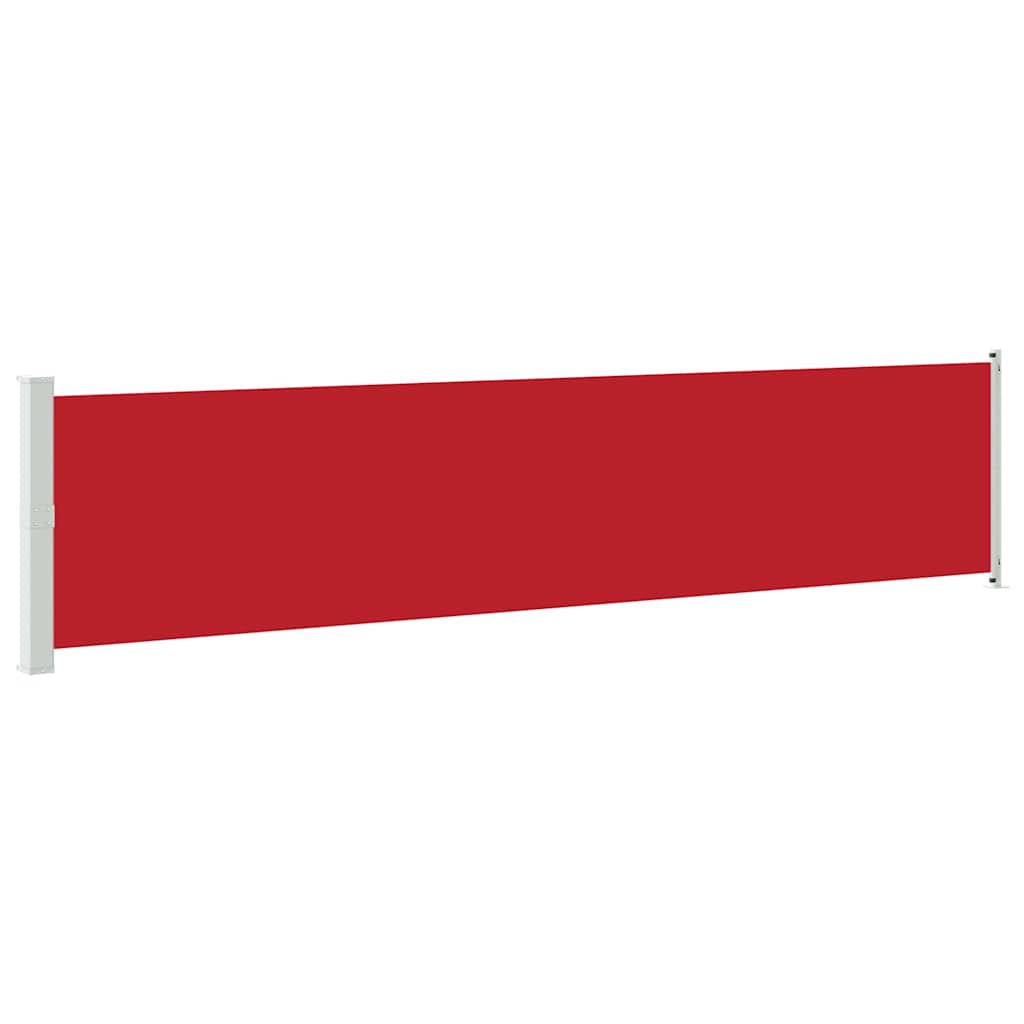 Tuinscherm uittrekbaar 140x600 cm rood is nu te koop bij PeponiXL, paradijselijk wonen!