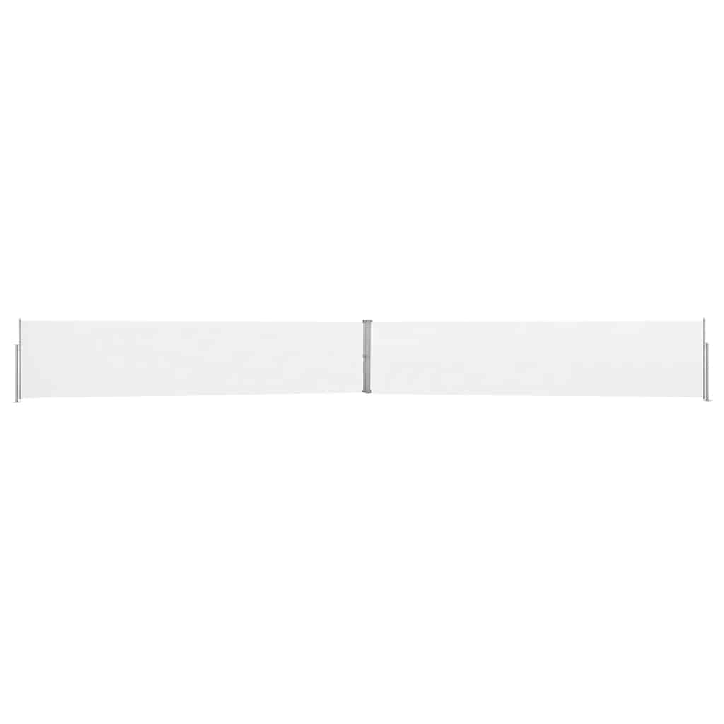 Tuinscherm uittrekbaar 140x1200 cm crème is nu te koop bij PeponiXL, paradijselijk wonen!