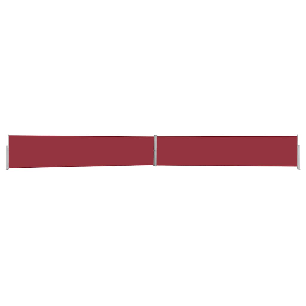 Tuinscherm uittrekbaar 140x1200 cm rood is nu te koop bij PeponiXL, paradijselijk wonen!