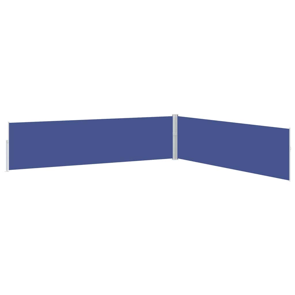 Tuinscherm uittrekbaar 170x1200 cm blauw is nu te koop bij PeponiXL, paradijselijk wonen!