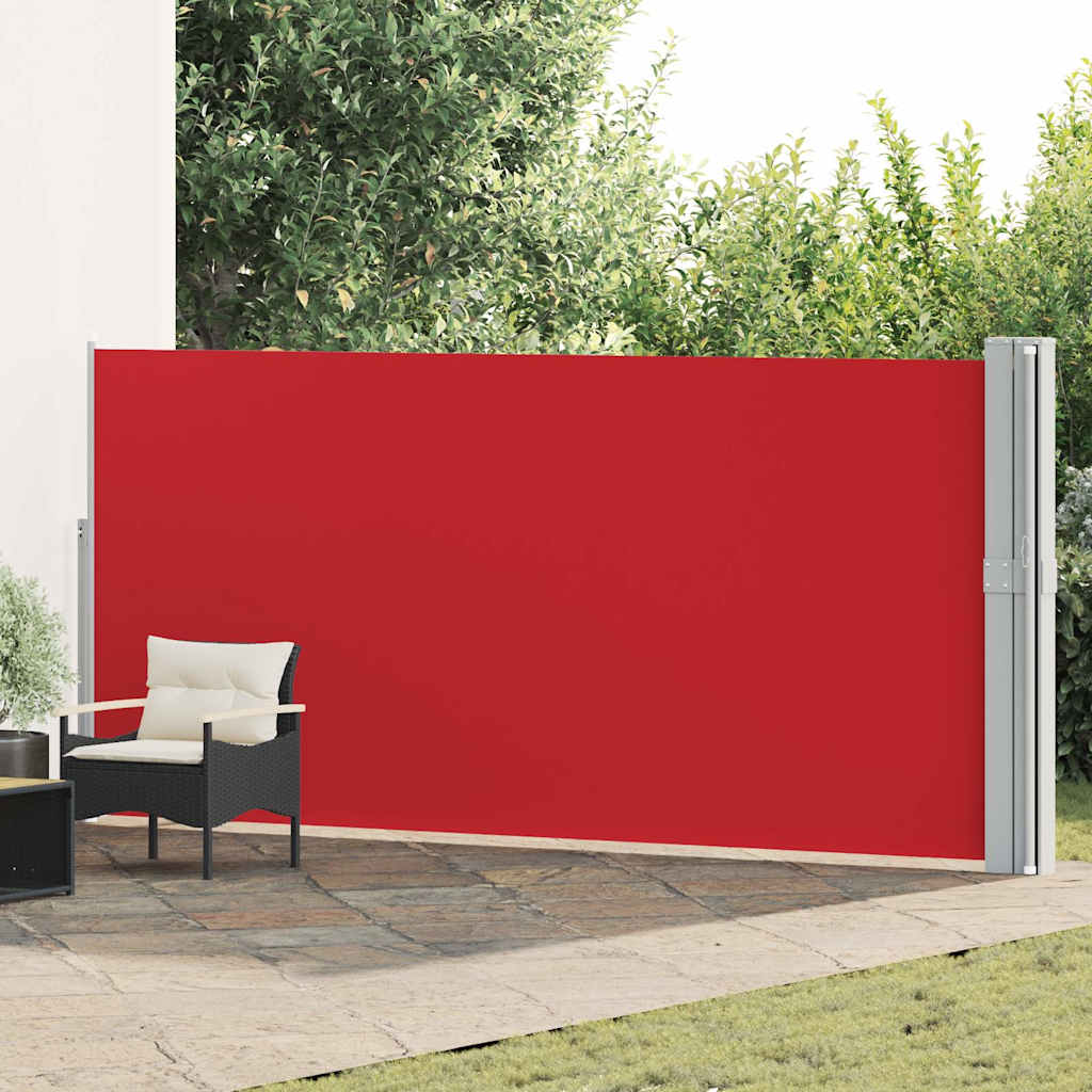 Tuinscherm uittrekbaar 170x1200 cm rood is nu te koop bij PeponiXL, paradijselijk wonen!