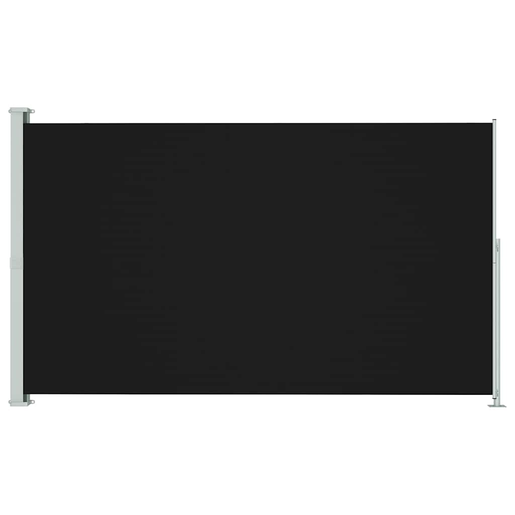 Tuinscherm uittrekbaar 180x300 cm zwart is nu te koop bij PeponiXL, paradijselijk wonen!