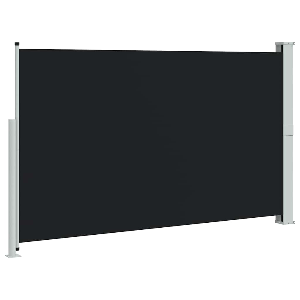 Tuinscherm uittrekbaar 180x300 cm zwart is nu te koop bij PeponiXL, paradijselijk wonen!