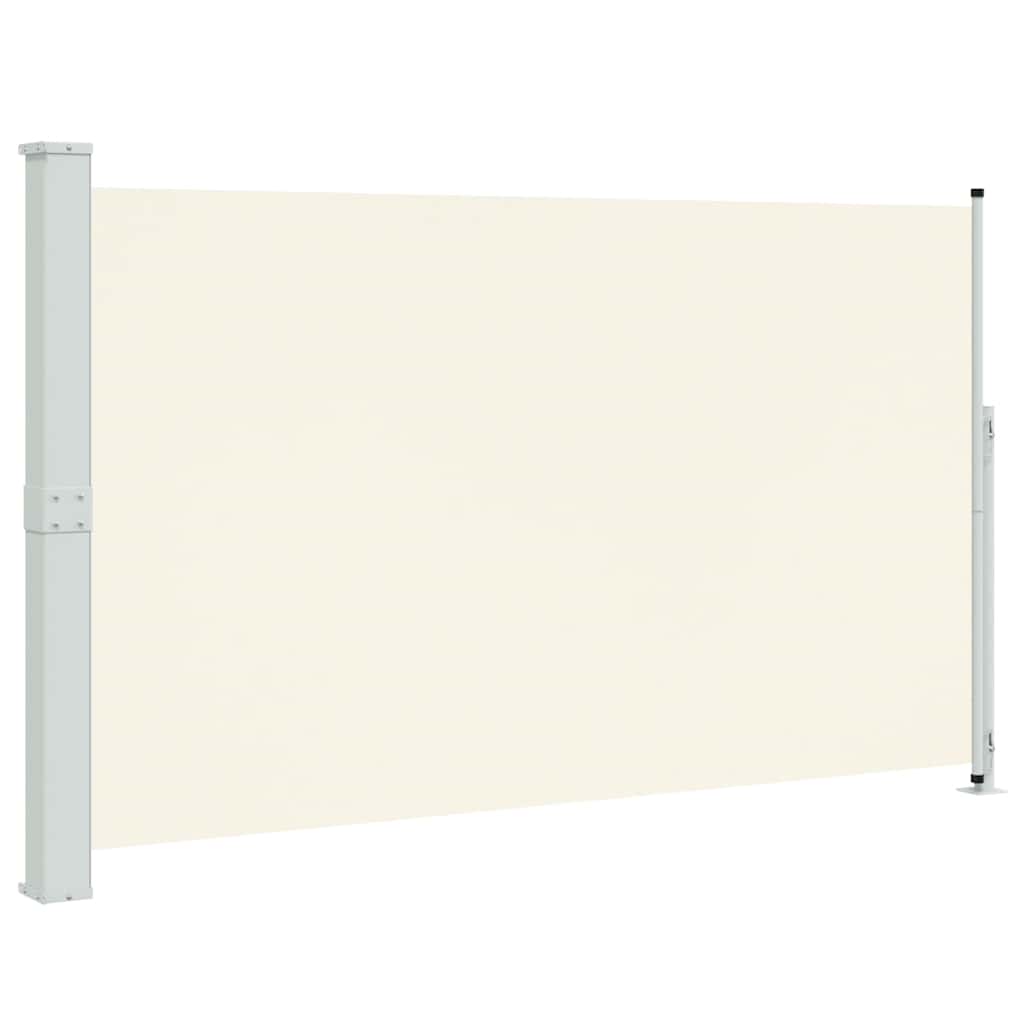Tuinscherm uittrekbaar 180x300 cm crèmekleurig is nu te koop bij PeponiXL, paradijselijk wonen!