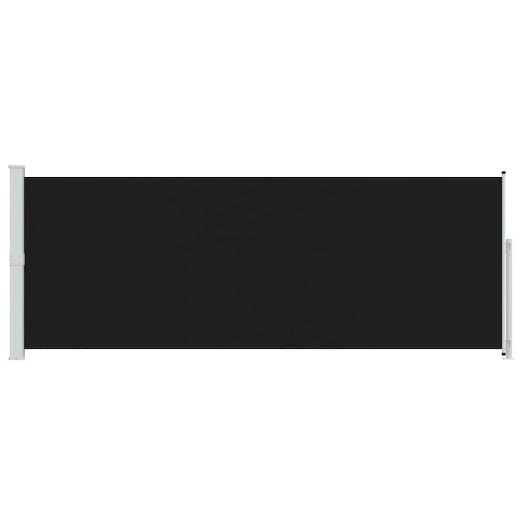 Tuinscherm uittrekbaar 180x500 cm zwart is nu te koop bij PeponiXL, paradijselijk wonen!