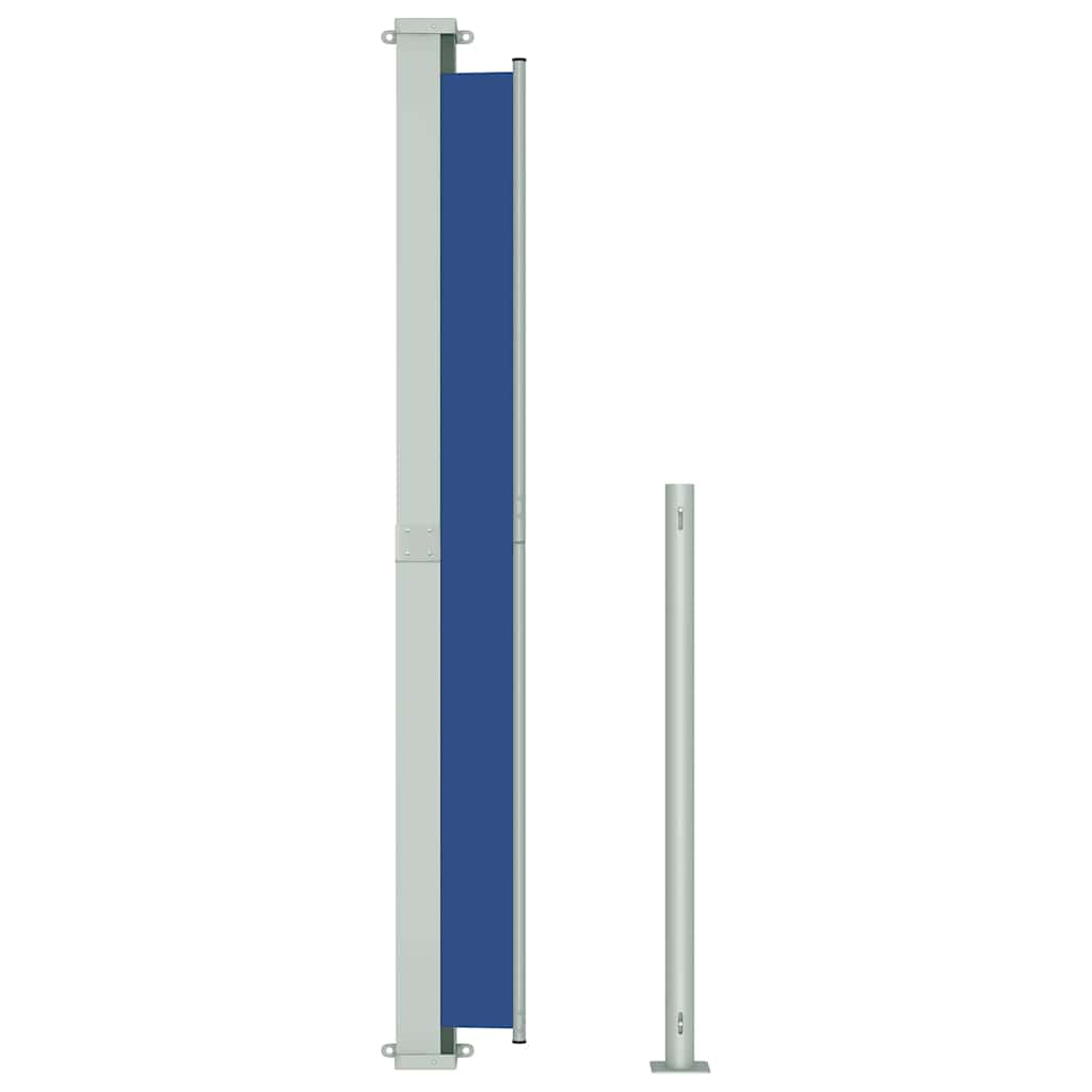 Tuinscherm uittrekbaar 180x500 cm blauw is nu te koop bij PeponiXL, paradijselijk wonen!
