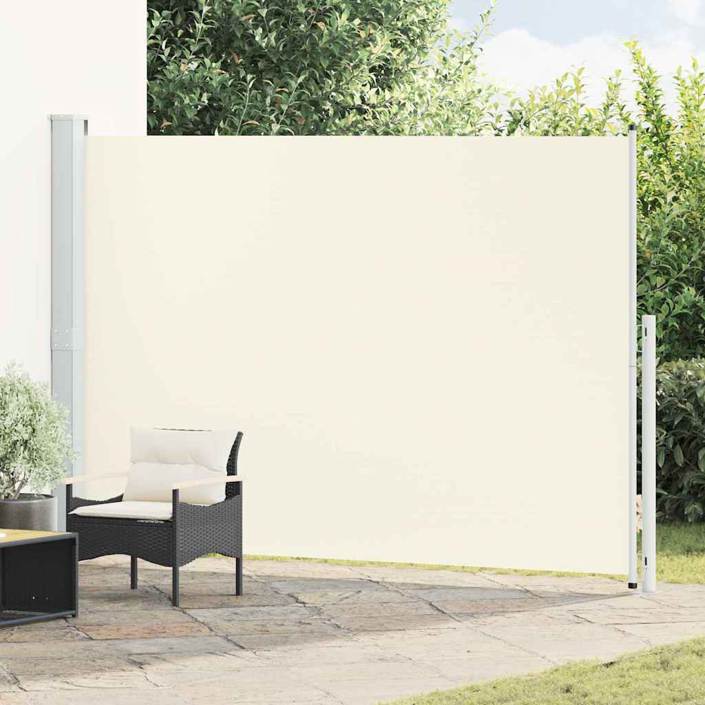 Tuinscherm uittrekbaar 200x300 cm crème is nu te koop bij PeponiXL, paradijselijk wonen!