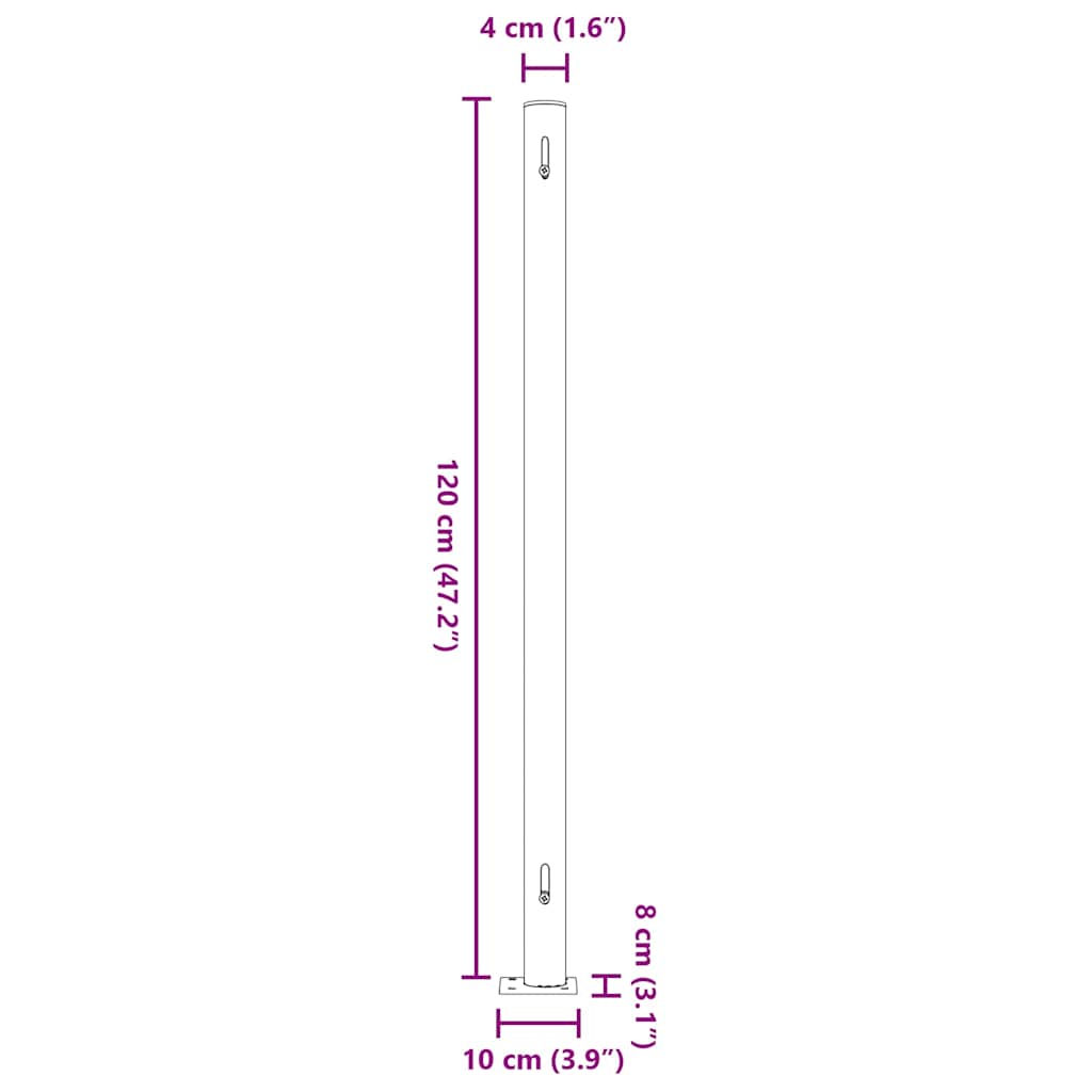 Tuinscherm uittrekbaar 200x500 cm grijs is nu te koop bij PeponiXL, paradijselijk wonen!