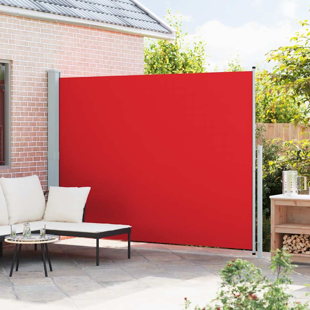 Tuinscherm uittrekbaar 220x300 cm rood is nu te koop bij PeponiXL, paradijselijk wonen!