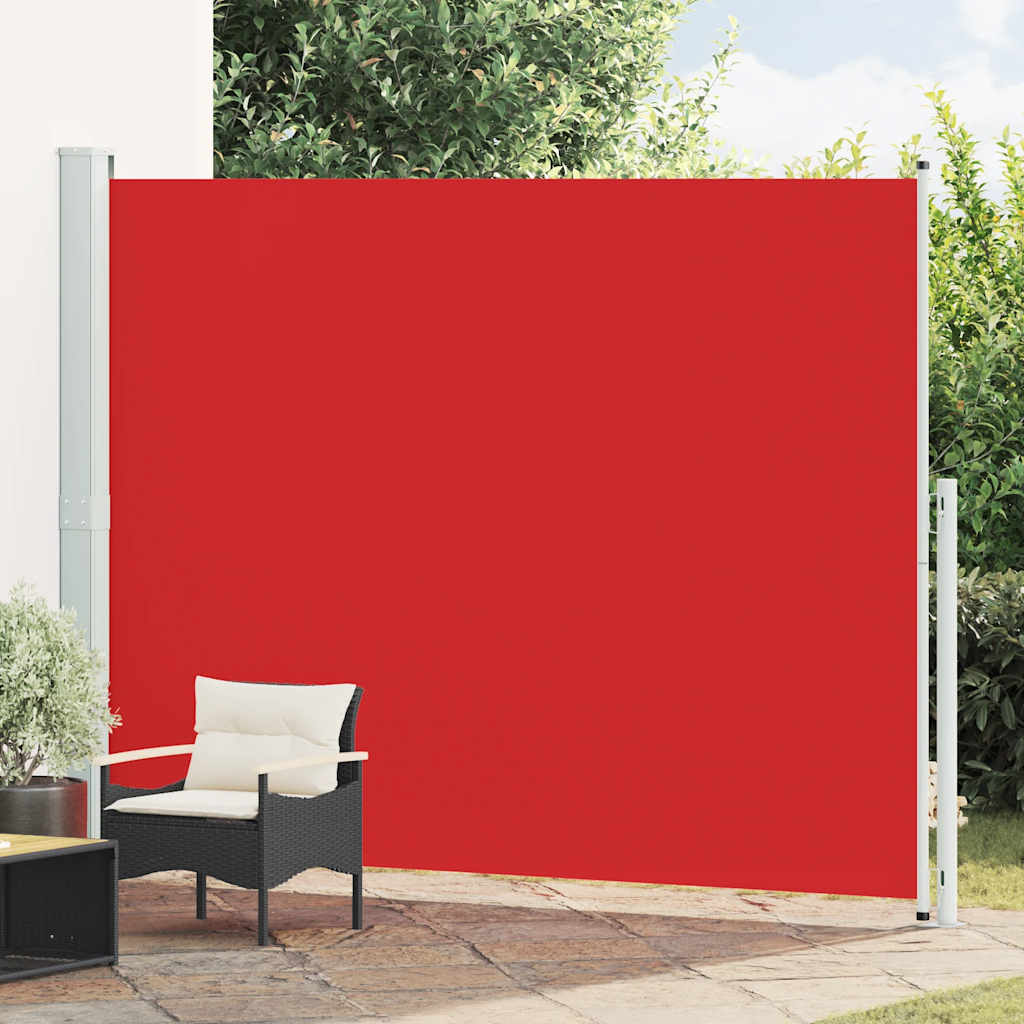 Tuinscherm uittrekbaar 220x300 cm rood is nu te koop bij PeponiXL, paradijselijk wonen!